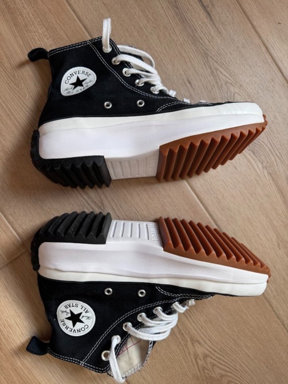 NWOT Converse Run Star Hike Hi Platform Black Gum 166800C M7/W8.5 Streetwear